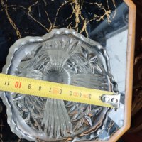 стара кристална ваза арт деко, снимка 3 - Други ценни предмети - 41119493