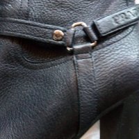 Ботуши Prada, размер 38.5, черни, 100% естествена кожа, снимка 11 - Дамски ботуши - 42090728