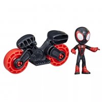 Mини фигура с мотор Spider-Man Spidey Amazing Friends - Miles Morales / Marvel / Hasbro, снимка 3 - Фигурки - 40158244