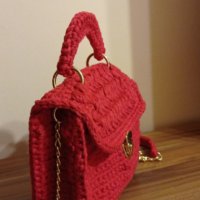 Дамски плетени чанти, снимка 7 - Чанти - 40634794