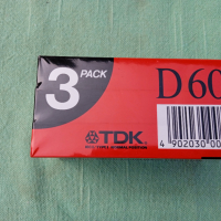 Нови TDK D60 Аудио касети 3 броя, снимка 4 - Аудио касети - 36264447