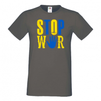 Мъжка тениска STOP WAR, снимка 4 - Тениски - 36125027