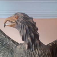 Голям дървен орел - ръчна изработка от Русия/СССР, снимка 2 - Други ценни предмети - 41589620
