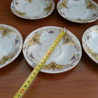Стар български порцелан чинии  чинийки Изида , снимка 3 - Антикварни и старинни предмети - 35963585
