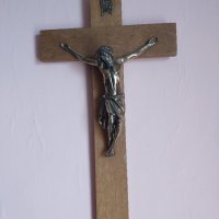 Стар кръст , Исус Христос 50.5х28см , снимка 11 - Други ценни предмети - 41394621