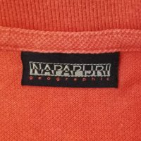 Napapijri Polo Shirt оригинална поло тениска M памучна фланелка, снимка 4 - Спортни дрехи, екипи - 35994471