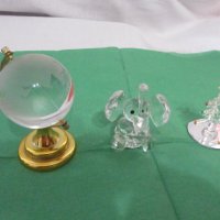 кристални фигурки на животни и синя бонбониера, снимка 3 - Други ценни предмети - 41320547