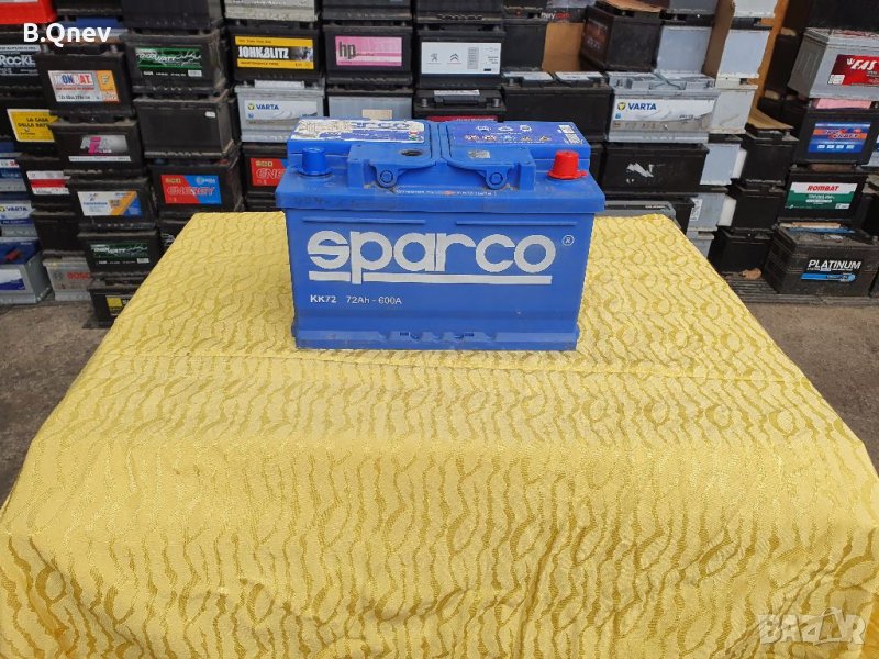 Акумулатор с ГАРАНЦИЯ Sparco 72ah, снимка 1