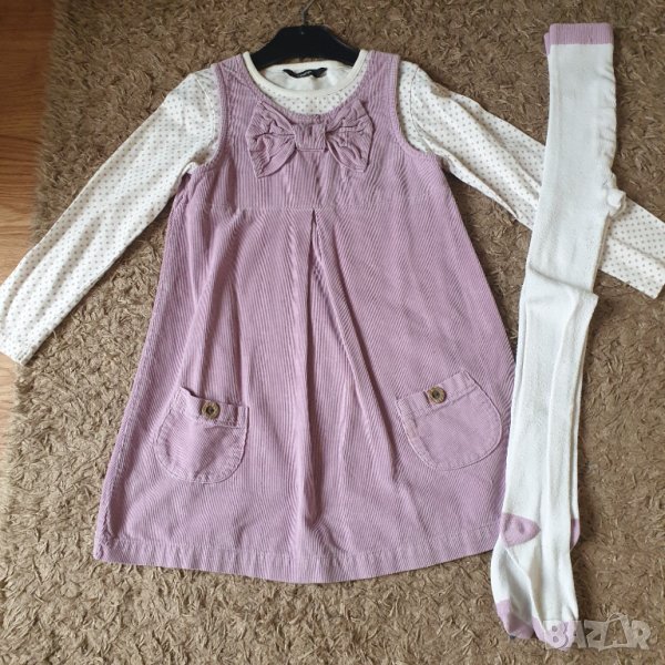 Сет сукман и блузка George с чорапогащник, снимка 1