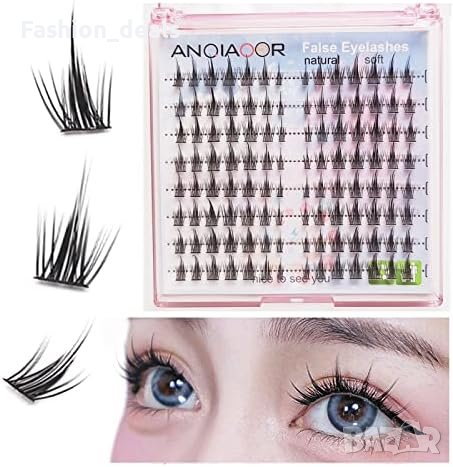 Нови Индивидуални мигли клъстер Меки Момичета Поддръжка красота лице, снимка 1