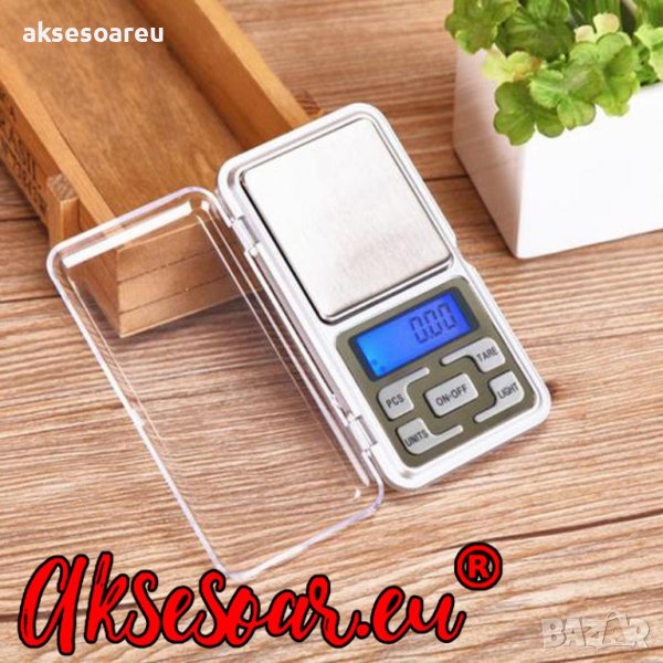 Джобен цифров електронен кантар кантарче 200 300 500 г. прецизен и точен лабораторна везна за бижута, снимка 1