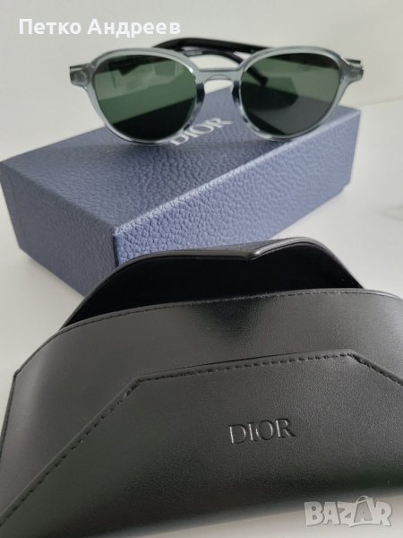 Мъжки слънчеви очила Christian Dior Black Tie Aviator, снимка 1