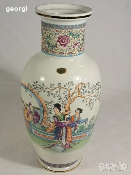 голяма китайска порцеланова ваза    13/3, снимка 1
