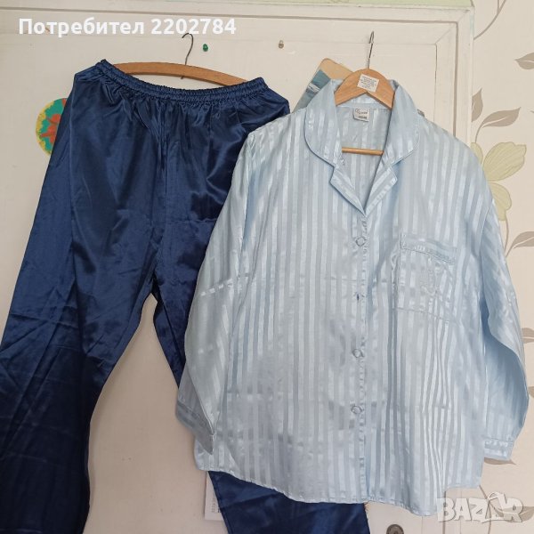 Дамски сатенени пижами,пижама, снимка 1