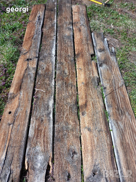 Стари дъбови дъски , снимка 1
