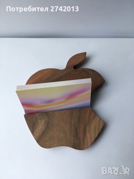 Поставка за визитки от дърво, снимка 1