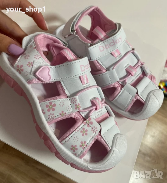 Детски леки дишащи сандали за момиче , снимка 1