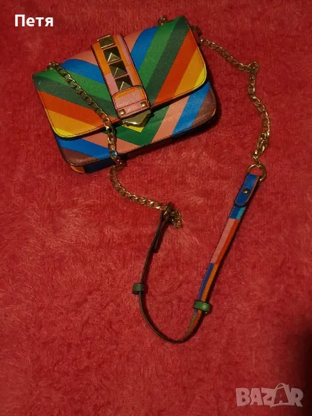 Цветна дамска чанта, снимка 1