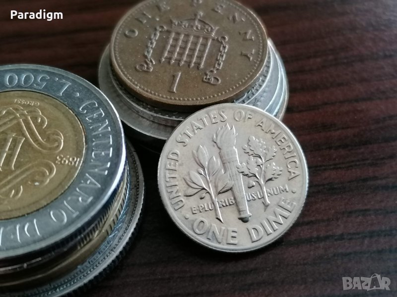 Монета - САЩ - 1 дайм | 1973г., снимка 1