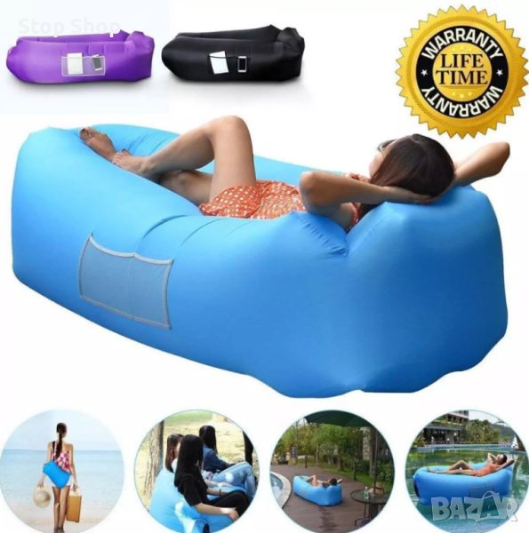 Самонадуваемо водоустойчиво легло Air Bed+ подарък раничка, снимка 1