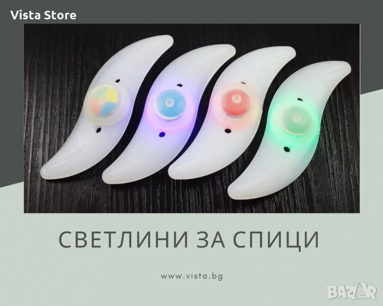 LED светлини за спици на велосипед /колело, снимка 1