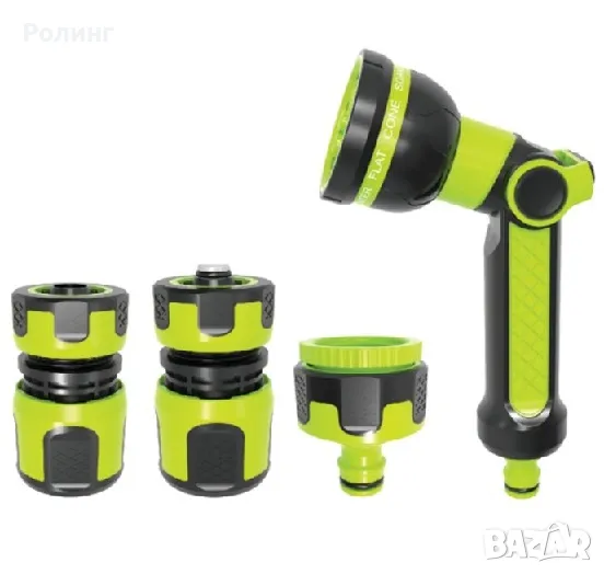 Комплект Пистолет 8 функции, с адаптер и конектори TPR FARM, снимка 1