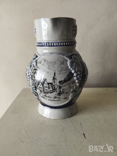 стара керамична кана, снимка 1