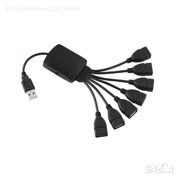 0990 USB хъб с 7 порта, снимка 1