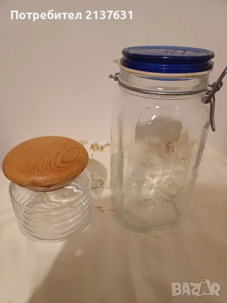 СТЪКЛЕНИ БУРКАНИ , снимка 1