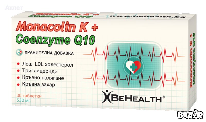 MONACOLIN K + Q10 30TAB 530MG, снимка 1