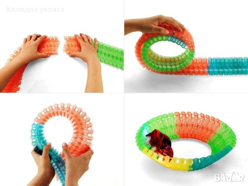 M a g i c T r a c k s Детска светеща писта 220 части, снимка 1