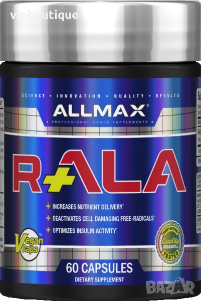 R-ALA Antioxidant 60 капсули, снимка 1