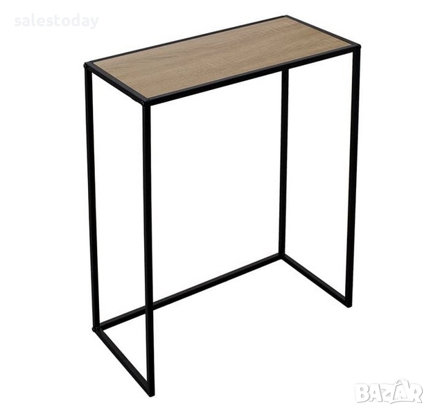 Маса за Помощна, MDF и метал, 76см, снимка 1