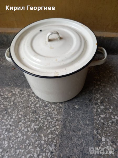 Емайлирана тенджера 7.5 литра , снимка 1