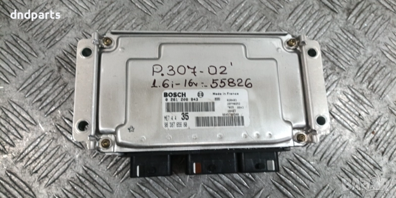 Компютър Peugeot 307 1.6i 16v 2002г. 0261206943 9638765680 , снимка 1