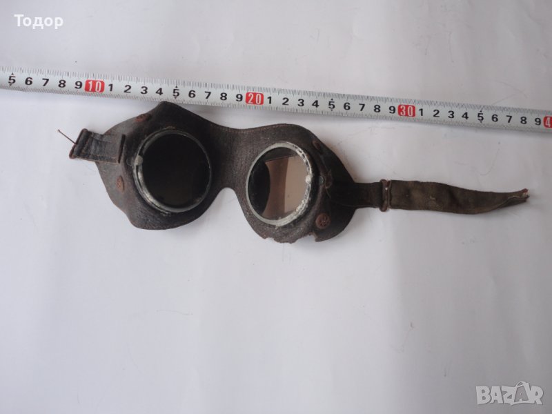 Немски армейски  пилотски мото очила, снимка 1