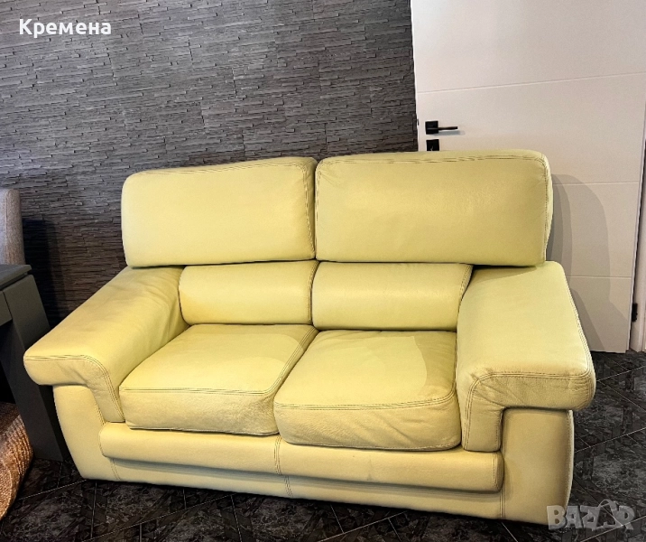 Естествена кожа  диван !, снимка 1