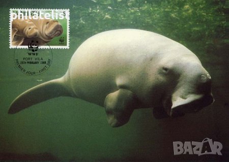 Вануату 1988 - 4 броя Карти Максимум - WWF, снимка 1