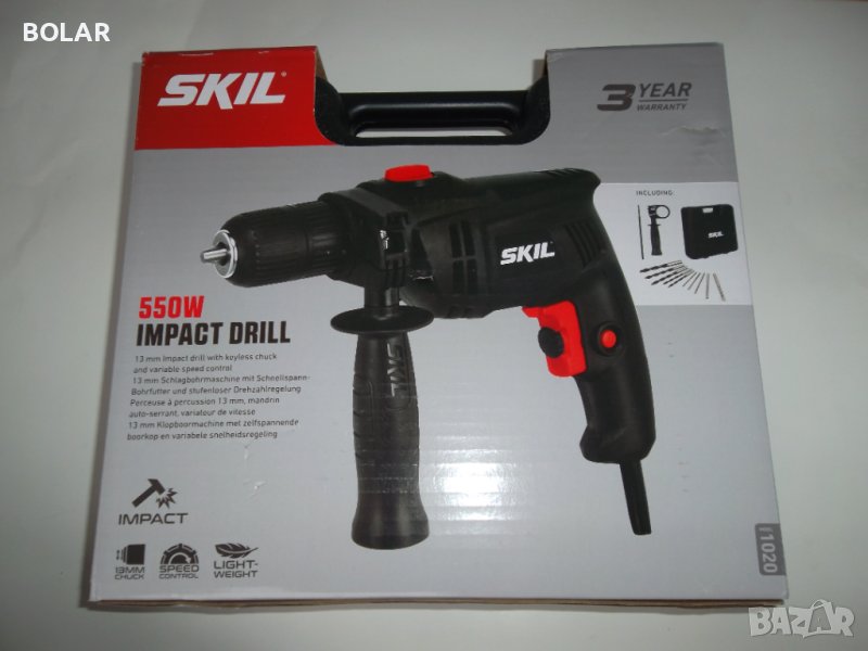 БОРМАШИНА SKIL 550W IMPACT DRILL, снимка 1