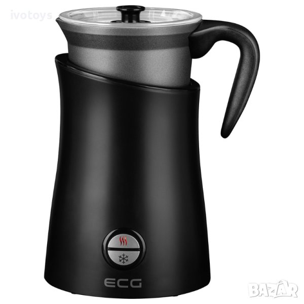 Разпенител за мляко ECG NM 2255 Latte Art Black, 550W, Черен, снимка 1