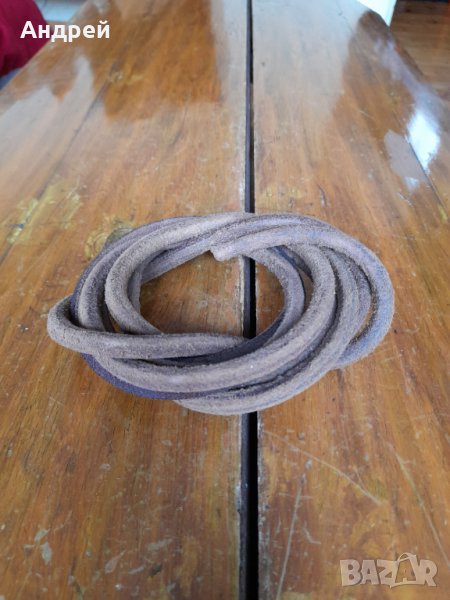 Стар кожен ремък,ремъчка, снимка 1