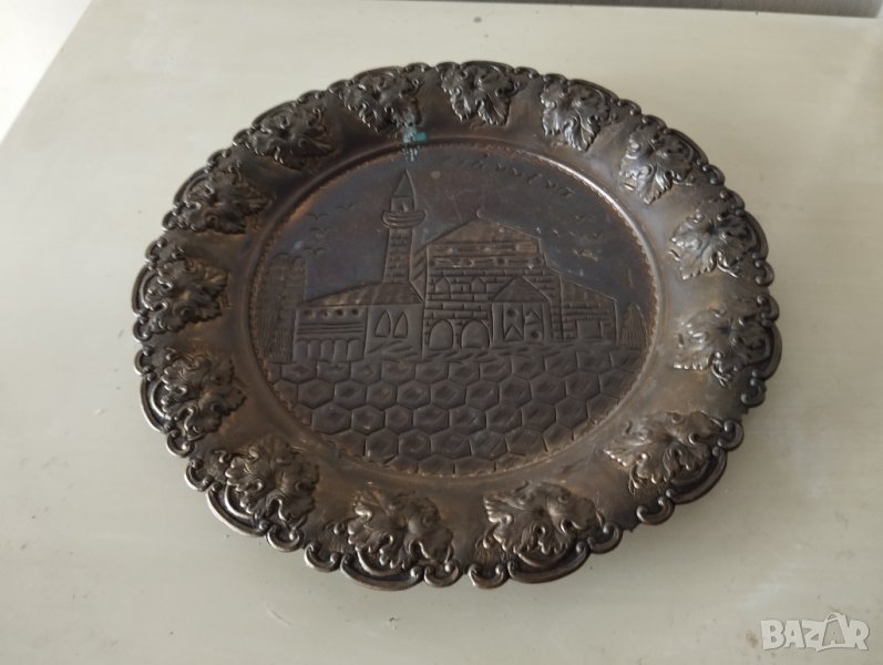 метална чиния за стена, снимка 1