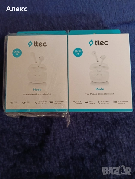 Нови запечатани ttec блутут слушалки , снимка 1