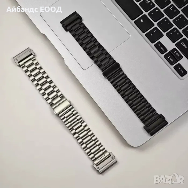 Stainless steel каишка за Garmin с Quickfit 20 / 22 / 26 mm., снимка 1