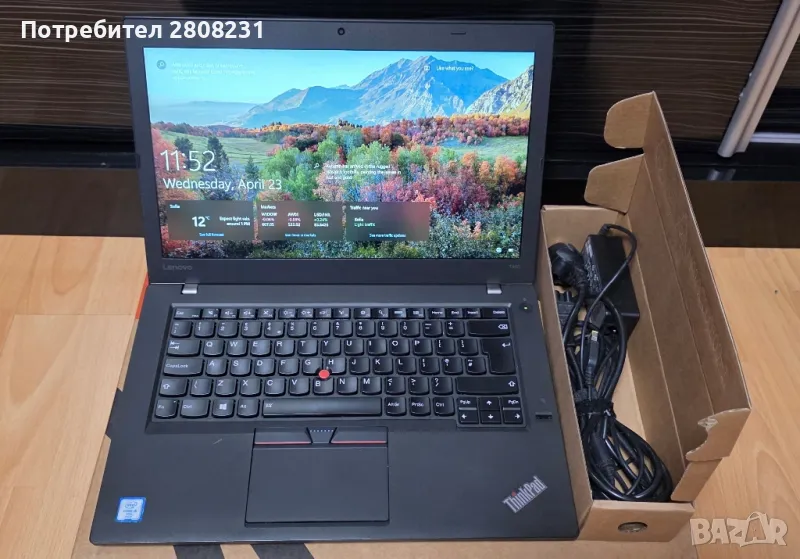 Laptop Lenovo Thinkpad T460, 16GB RAM, 512 GB SSD, снимка 1