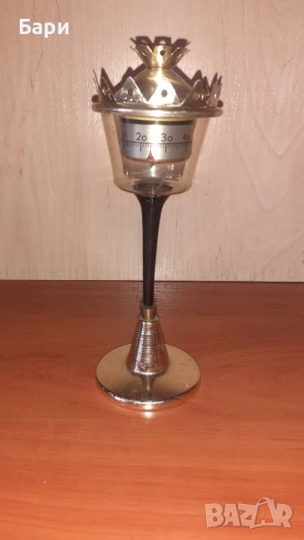 Рядък малък настолен термометър - Франция, снимка 1