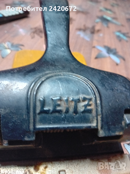 Антика -много стар  перфоратор, снимка 1