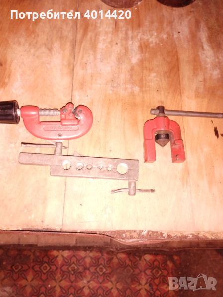 Комплект за рязане и развалцоване на медни тръби, снимка 1