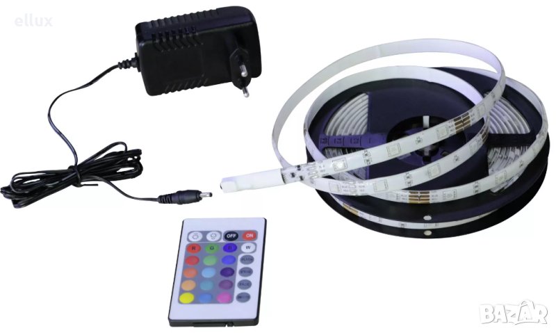 LED цветна лента с дистанционно управление LUCA BESSONI / 3м, снимка 1