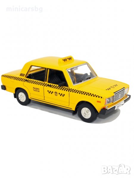 Метални колички: Lada 2107 Taxi - 1:24 (Лада Такси), снимка 1